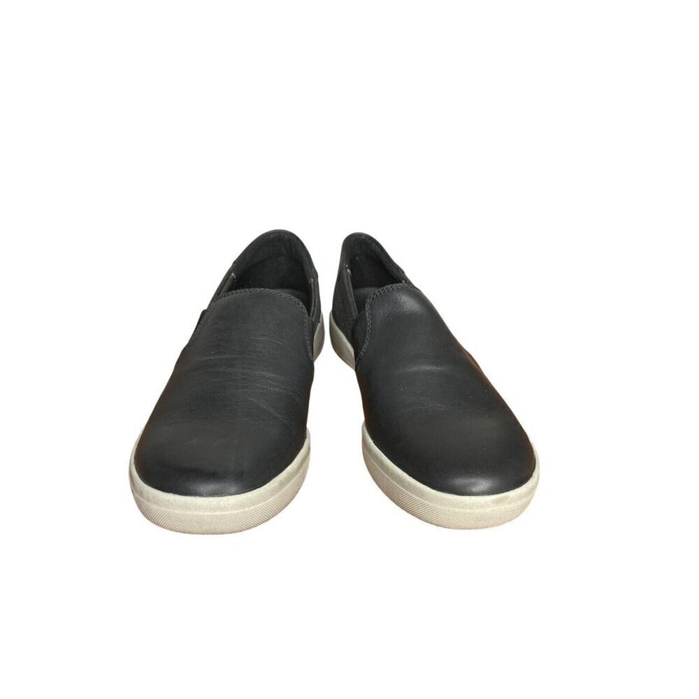 Josef Seibel Womens Black Leather Slip-On Sneakers Size 37 / 6 Comfortable...
